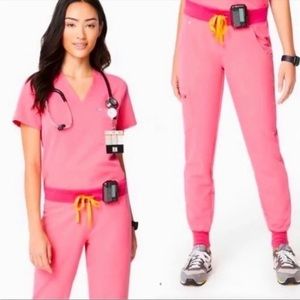 Neon Pink FIGS Scrubs